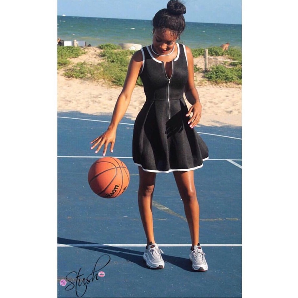 Net Mini Dress